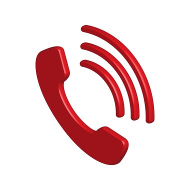 Telefon simgesi tasarım şablonu