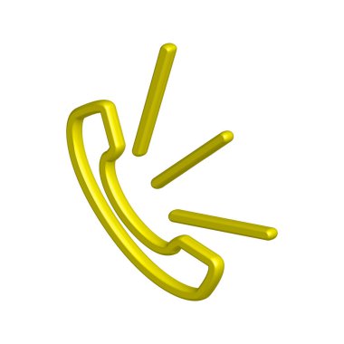 Telefon simgesi tasarım şablonu