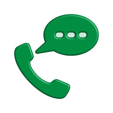 Telefon simgesi tasarım şablonu