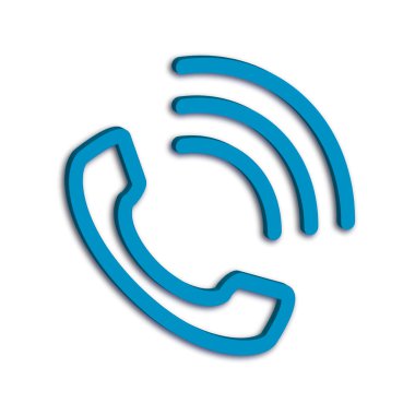 Telefon simgesi tasarım şablonu