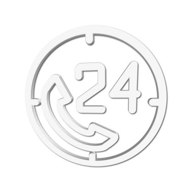 Telefon simgesi tasarım şablonu