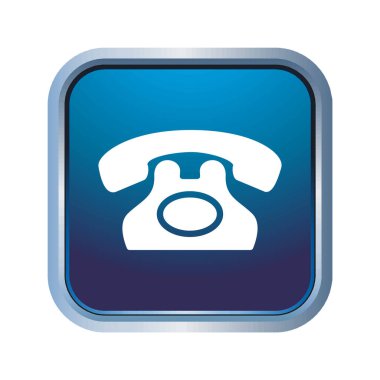 Telefon simgesi tasarım şablonu