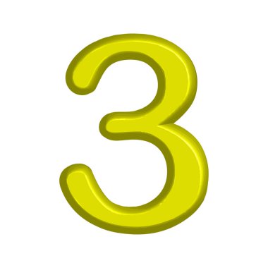 Sayı simgesi tasarım şablonu