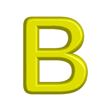 Alfabe simgesi dizayn şablonu