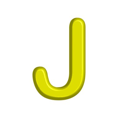 Alfabe simgesi dizayn şablonu