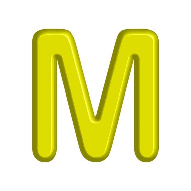 Alfabe simgesi dizayn şablonu