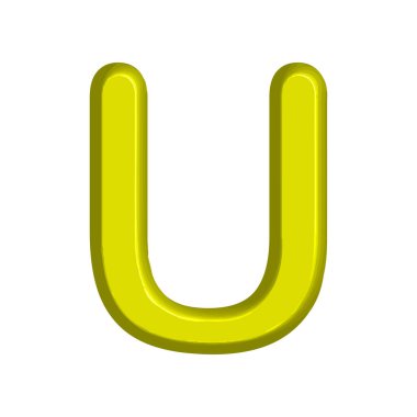 Alfabe simgesi dizayn şablonu