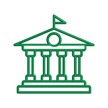 Üniversite simgesi tasarım şablonu