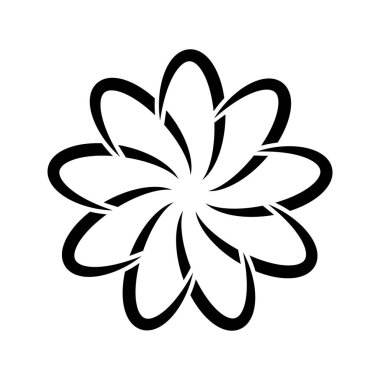 Çiçek Çiçeği Süsleme Simgesi
