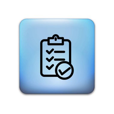 Kontrol listesi simgesi tasarım şablonu