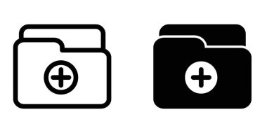 Tıbbi Rapor simgesi tasarım şablonu