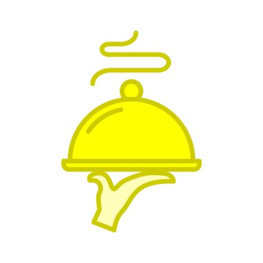 El ve Tepsi simgesi tasarımı 