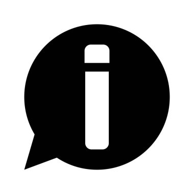 Bilgi simgesi tasarım şablonu