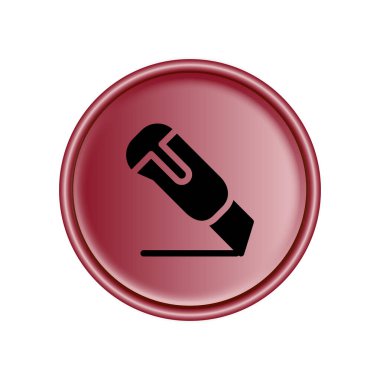 Kesici simgesi tasarım şablonu