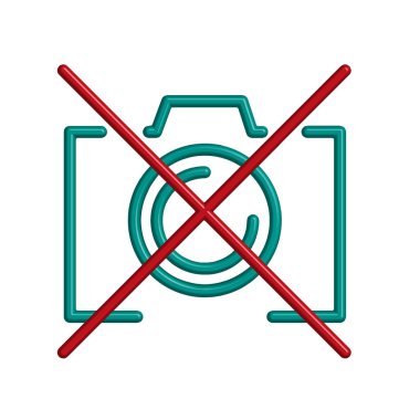 Kamera simgesi tasarım şablonu