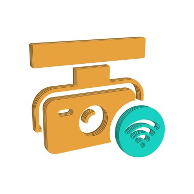 CCTV simge tasarım şablonu