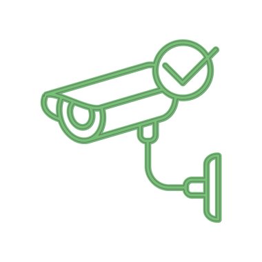 CCTV simge tasarım şablonu