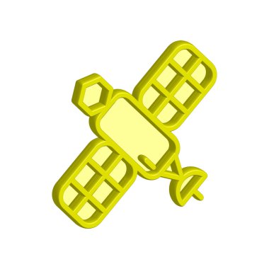 Uydu simgesi tasarım şablonu