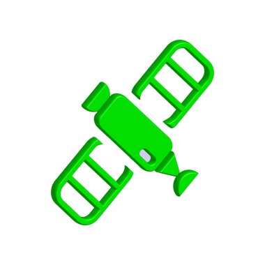 Uydu simgesi tasarım şablonu