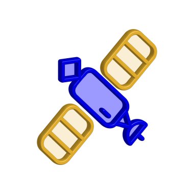 Uydu simgesi tasarım şablonu