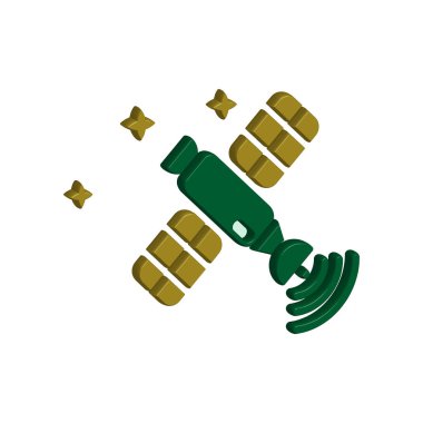 Uydu simgesi tasarım şablonu