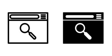 Tarayıcı simgesi tasarım şablonu