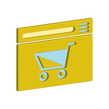 Tarayıcı simgesinin İllüstrasyon Vektörü grafiği. İnternet, uygulama, yazılım, uygulama vs. için uygun.