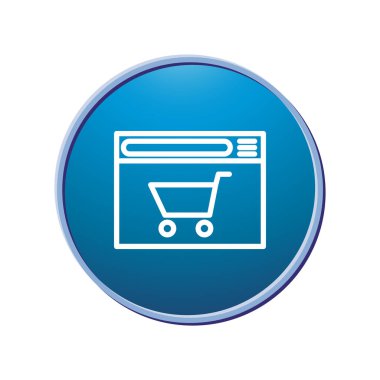 Tarayıcı simgesinin İllüstrasyon Vektörü grafiği. İnternet, uygulama, yazılım, uygulama vs. için uygun.