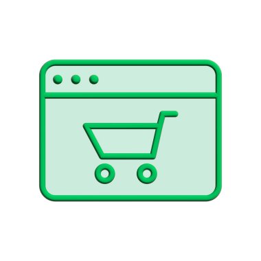 Tarayıcı simgesinin İllüstrasyon Vektörü grafiği. İnternet, uygulama, yazılım, uygulama vs. için uygun.