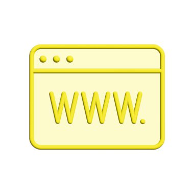 Tarayıcı simgesinin İllüstrasyon Vektörü grafiği. İnternet, uygulama, yazılım, uygulama vs. için uygun.