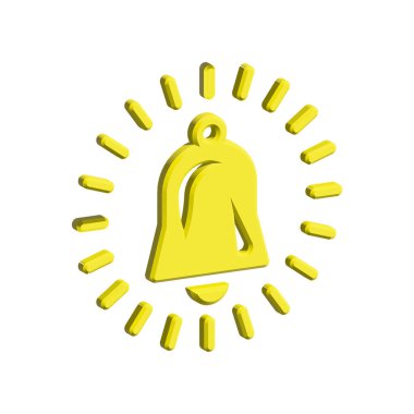 Bell icon illustration vector design template