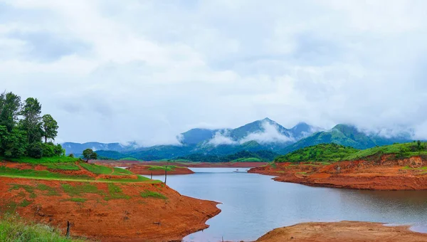 Batı Ghat Kerala Daki Banasura Saman Barajından Güzel Bir Panoramik — Stok fotoğraf
