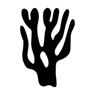 Mercanların basit vektör çizimi, okyanus temalı tasarımlar, deniz altı yaşam kavramları ya da su altı grafikleri için mükemmel, temiz, minimalist tarzda..