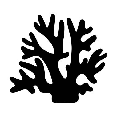 Mercanların basit vektör çizimi, okyanus temalı tasarımlar, deniz altı yaşam kavramları ya da su altı grafikleri için mükemmel, temiz, minimalist tarzda..