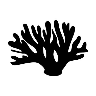 Mercanların basit vektör çizimi, okyanus temalı tasarımlar, deniz altı yaşam kavramları ya da su altı grafikleri için mükemmel, temiz, minimalist tarzda..