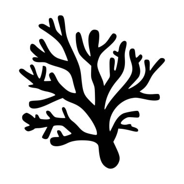 Mercanların basit vektör çizimi, okyanus temalı tasarımlar, deniz altı yaşam kavramları ya da su altı grafikleri için mükemmel, temiz, minimalist tarzda..