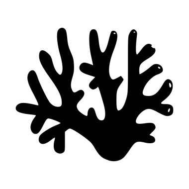 Mercanların basit vektör çizimi, okyanus temalı tasarımlar, deniz altı yaşam kavramları ya da su altı grafikleri için mükemmel, temiz, minimalist tarzda..