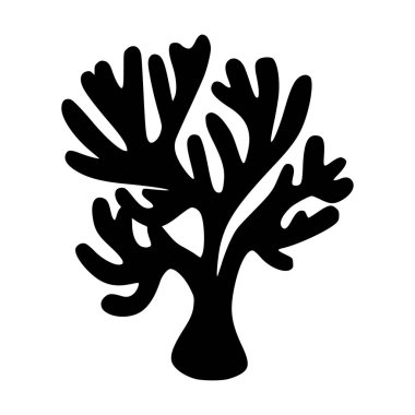 Mercanların basit vektör çizimi, okyanus temalı tasarımlar, deniz altı yaşam kavramları ya da su altı grafikleri için mükemmel, temiz, minimalist tarzda..