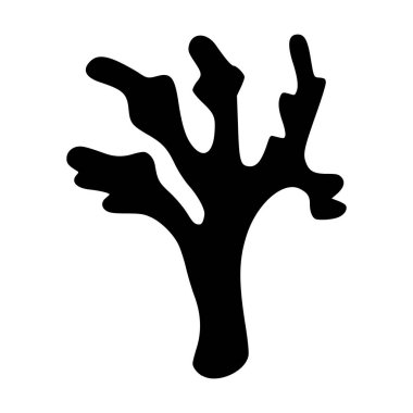 Mercanların basit vektör çizimi, okyanus temalı tasarımlar, deniz altı yaşam kavramları ya da su altı grafikleri için mükemmel, temiz, minimalist tarzda..