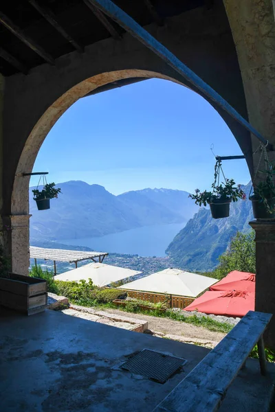 Ukryte Zakątki Włoskich Gór Dolomiti Rzeki Spada Skały — Zdjęcie stockowe