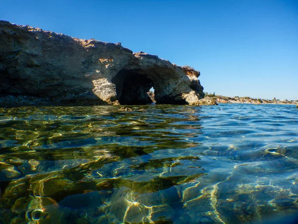 シチリア島のカポ パスセロ山の海からの眺め — ストック写真