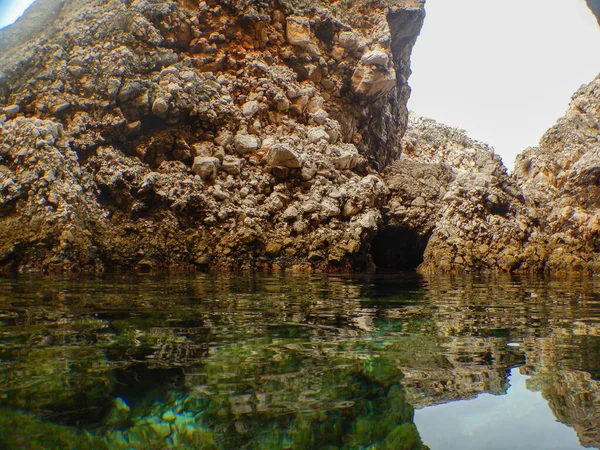 Известный Бассейн Венеры Своей Кристально Чистой Водой Сицилия — стоковое фото
