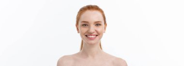 Doğal Güzellik Portresi. Güzel Spa Kadını. Mükemmel Taze Cilt