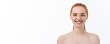 Doğal Güzellik Portresi. Güzel Spa Kadını. Mükemmel Taze Cilt