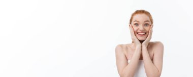 Doğal Güzellik Portresi. Güzel Spa Kadını. Mükemmel Taze Cilt