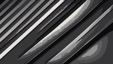 Siyah soyut geometrik arkaplan. Modern şekil konsepti. Vektör illüstrasyonu