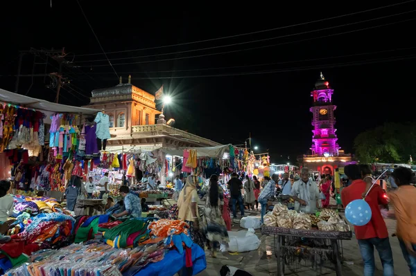 Jodhpur Rajasthan Hindistan 2019 Rajasthani Kadın Giysileri Ünlü Sardar Market — Stok fotoğraf