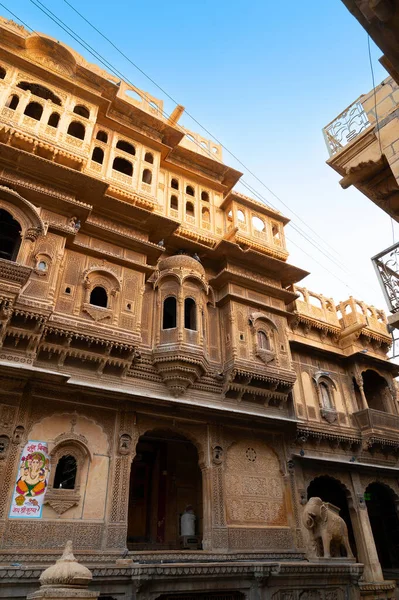 Jaisalmer Rajasthan Indien Oktober 2019 Utsikt Över Berömda Salem Singh — Stockfoto