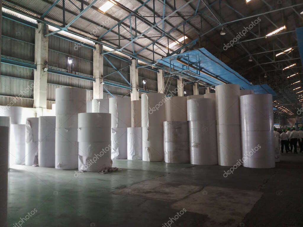 Kolkata, West Bengal, India 5th May 2021 White Paper Reels are