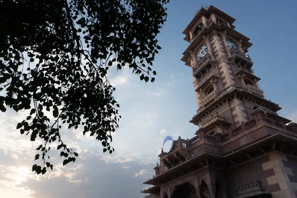 Famosa Torre Del Reloj Ghar Ghanta Jodhpur Rajastán India — Foto de Stock